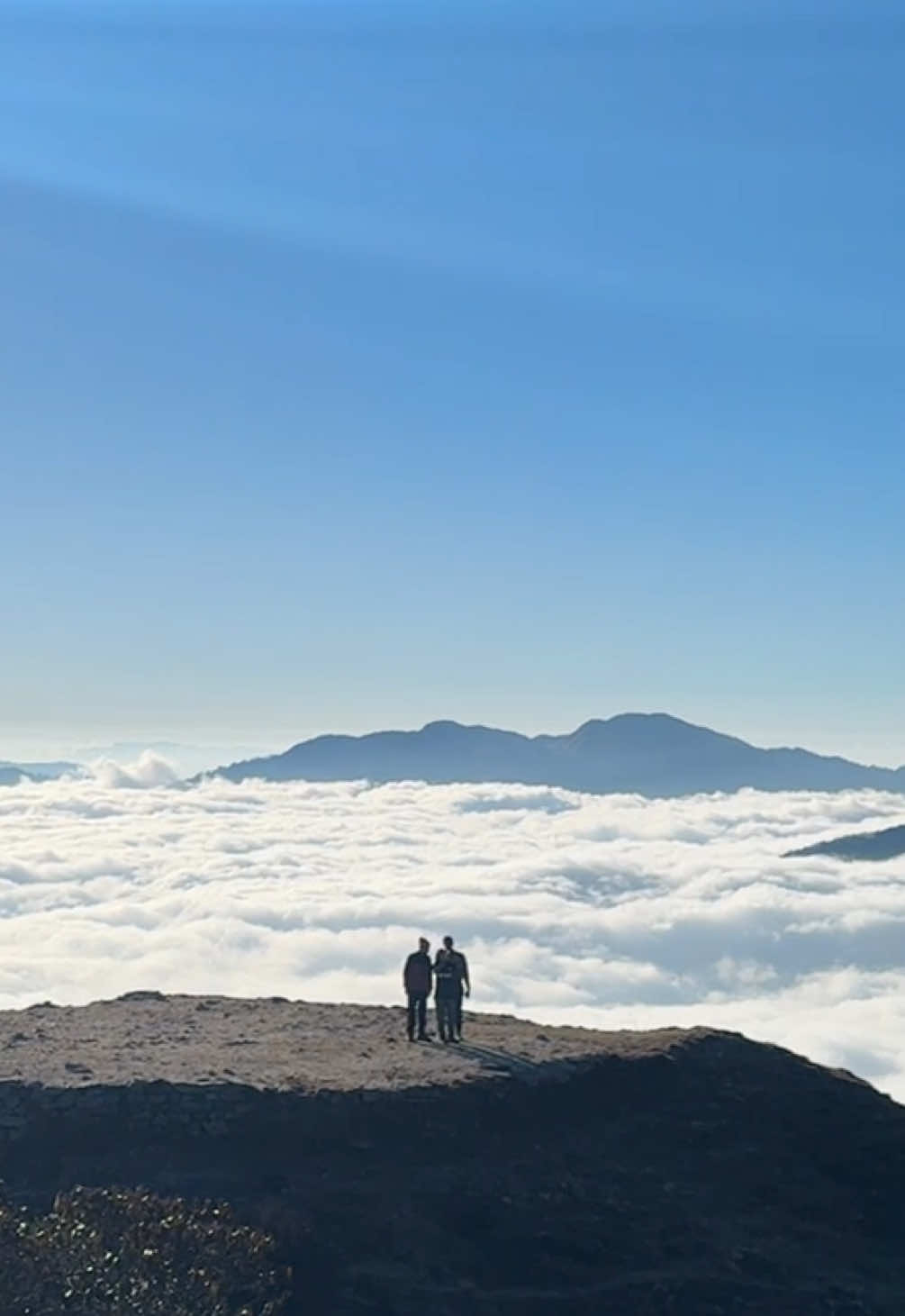 At avobe the clouds🫶🏽🌤️  Guess the location?  #dayout #somewhere #himalayas #nepal #fyp 