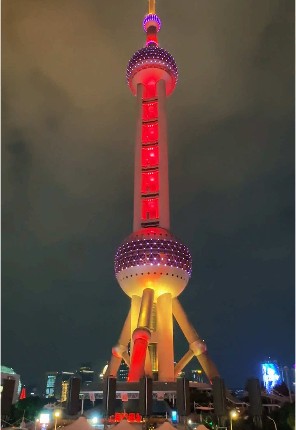 Welcome to 陆家嘴，the financial center located in Shanghao Pudong. #travel #china #wheretogo #night #views #city #metropolitan #explore #landscape #landmark #fyp 