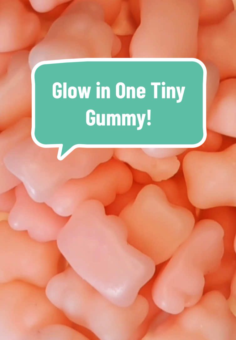 This tiny gummy holds the secret to glowing, youthful skin. Curious? Watch now and find out why everyone’s talking about it! #HealthyLiving #SelfCare #strawberry 