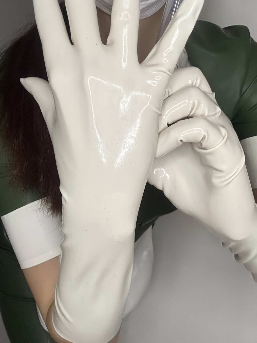 Some Prepping for the day - Part 1 Want to see the 2nd?🤍 :) Let me know! #gloveslover #gloves #medical #latex #latexgloves #latexmodel #glovers #medicalplay 