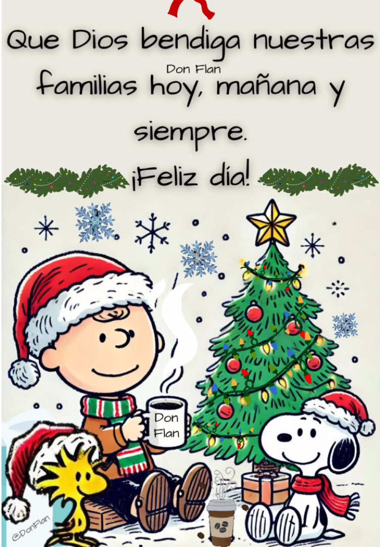 Feliz día 🎄❄️✨ #paratiiii #donflan #snoopy 