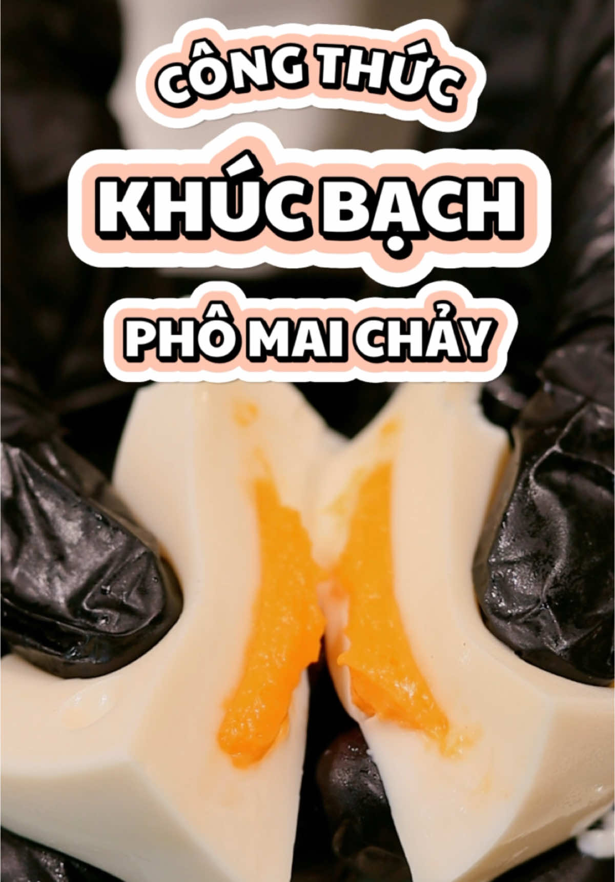 Khúc bạch nhân phô mai tan chảy siêu thơm béo cho mấy bà kinh doanh đâyyyy #phachemoingay #xuhuong #khucbach #phache #phomai #trasua 