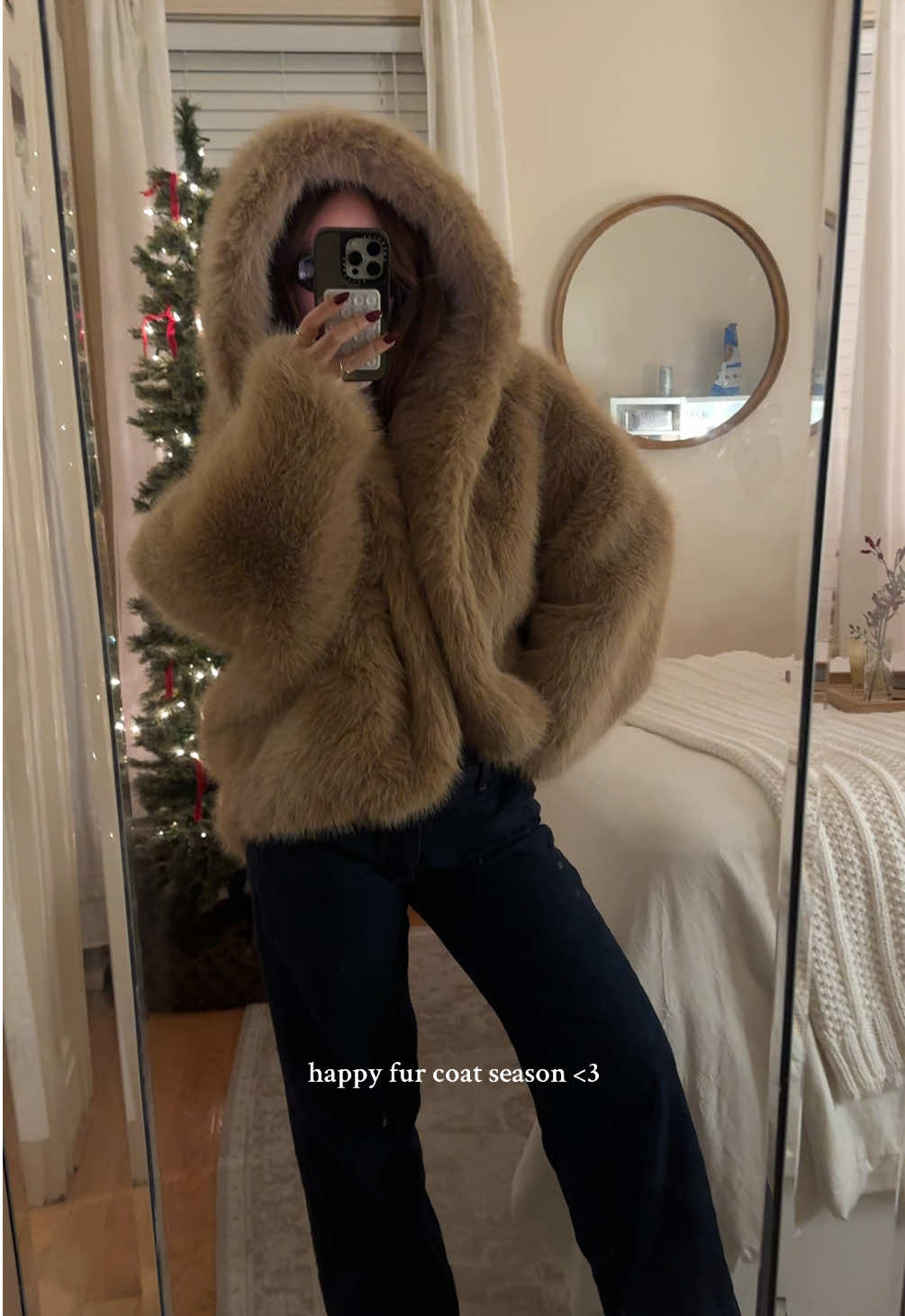 The chunky hood is a necessity. #OOTD #furcoat #fauxfur #winterfashion #spotlightfinds #TikTokShopFinds #winterootd #furjacket #furcoatseason #fur #nye 