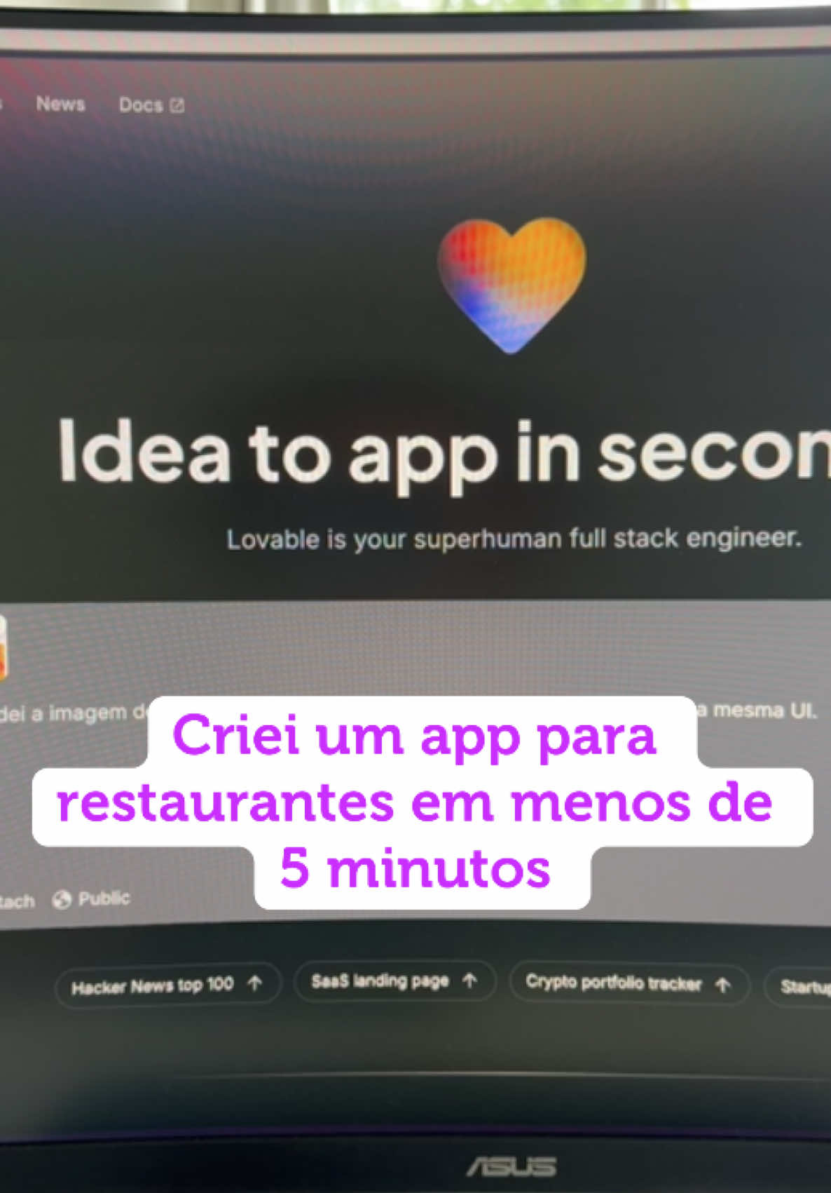 Um app em menos de 5min para restaurantes, criado com AI. #inteligenciaartificial #fy #foru #paratiiiiiiiiiiiiiiiiiiiiiiiiiiiiiii 