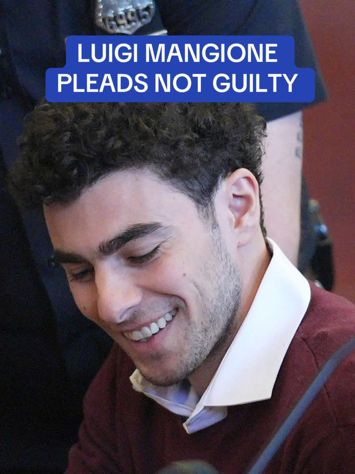 Suspected UnitedHealthcare CEO assassin Luigi Mangione has pleaded not guilty to terrorism charges. The 26-year-old shuffled into New York Supreme Court in chains on Monday morning sporting a collared shirt, maroon sweater and orange shoes. Mangione was shackled and seated when he leaned over to a microphone to enter his plea. The Manhattan district attorney formally charged him last week with multiple counts of murder, including murder as an act of terrorism. His initial appearance in New York state's trial court was preempted by federal prosecutors bringing their own charges over the shooting. The federal charges could carry the possibility of the death penalty, while the maximum sentence for the state charges is life in prison without parole. Prosecutors have said the two cases will proceed on parallel tracks, with the state charges expected to go to trial first. Authorities say Mangione gunned down Brian Thompson as he was walking to an investor conference in midtown Manhattan on the morning of December 4. #news #luigi #luigimangione