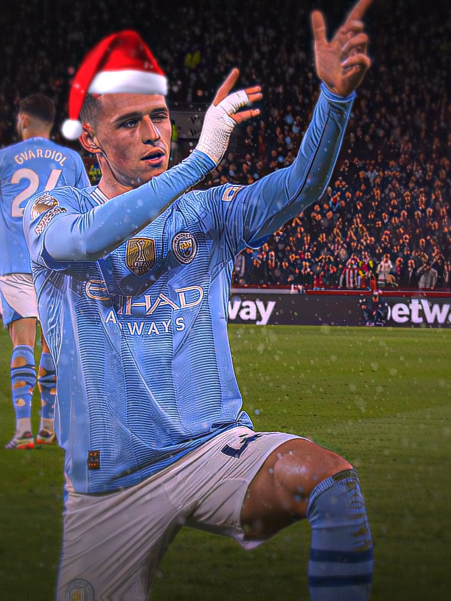 Man City X Christmas ❄️🩵 #viral #mancity #fyp #christmas #edit