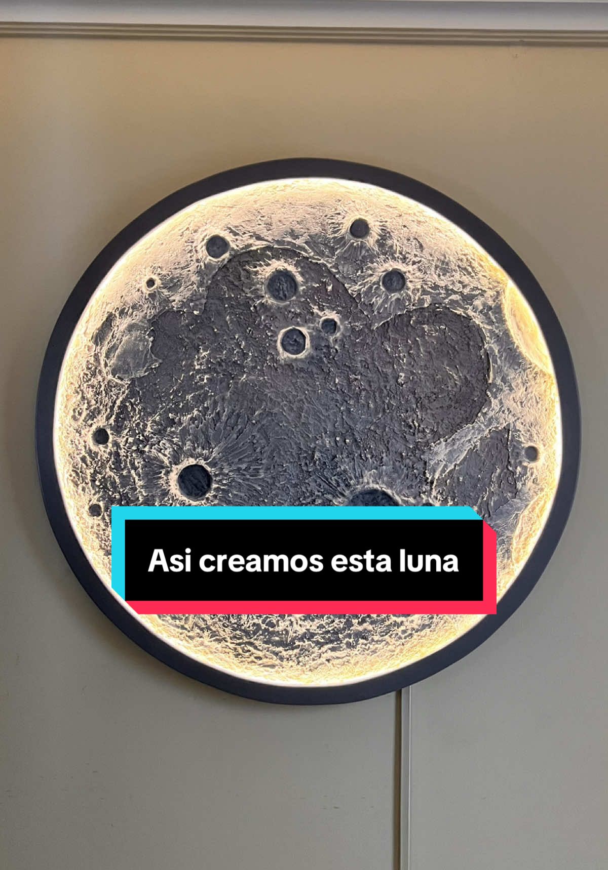 Respuesta a @alicie2022 Asi hacemos nuestra luna . #luna#moon#lunapintura #decoracionluna #viral_video #creatorsearchinsights #artista 