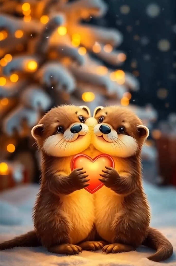 Christmas with my otter half 🦦🎁❤️ #otter #alwaysinmyheart #ottersoftiktok #otters #heart #igiveyoumyheart #heartwarming  #cute #socute #cuteanimals #howcuteisthis #adorableanimals #adorable #cutenessoverload #aww #awww #awww #Love #loveyou #lovestory #luv #luvu #luvyou #iloveyou #cutecouple #winterlove #cutestcouple #kiss #cuddletime #snuggletime #loveisallaround #loveisintheair #lovemessage xmas #xmas2024 #christmas #christmas2024 #merrychristmas #merryxmas #christmaslove 