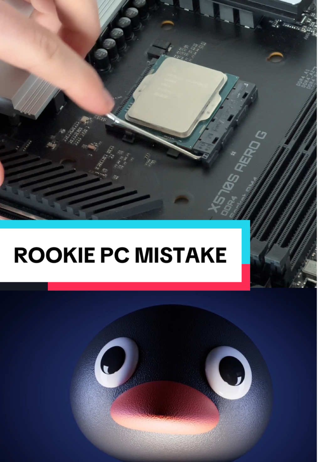 Never make this rookie PC mistake!! 😱  Installing an Intel CPU into an AMD motherboard 😓 . . . #pcgaming #pctips #firstpc #pcbuild #amd #intel 