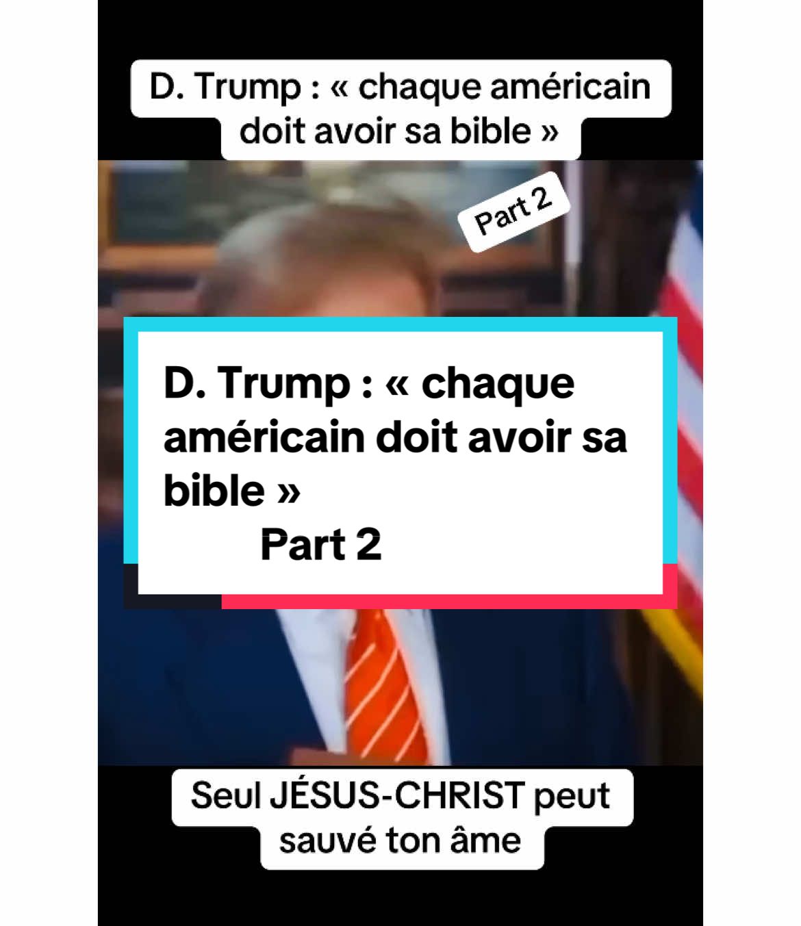 #creatorsearchinsights #christianisme D. Trump : « chaque américain doit avoir sa bible »#Jesus #bible #temoignage 