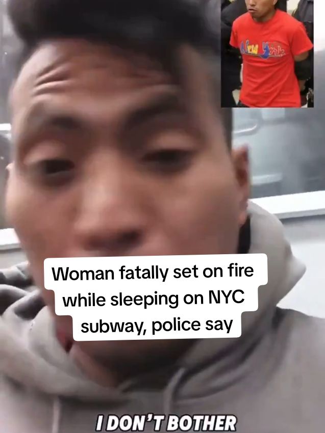 Replying to @crazydaisy93 Woman fatally set on #fire while sleeping on #NYCsubway police say Why the fk people have problems with me”  — #Drunk #refugee who burned the woman alive shortly after. #subway #metro #train #brooklyn 