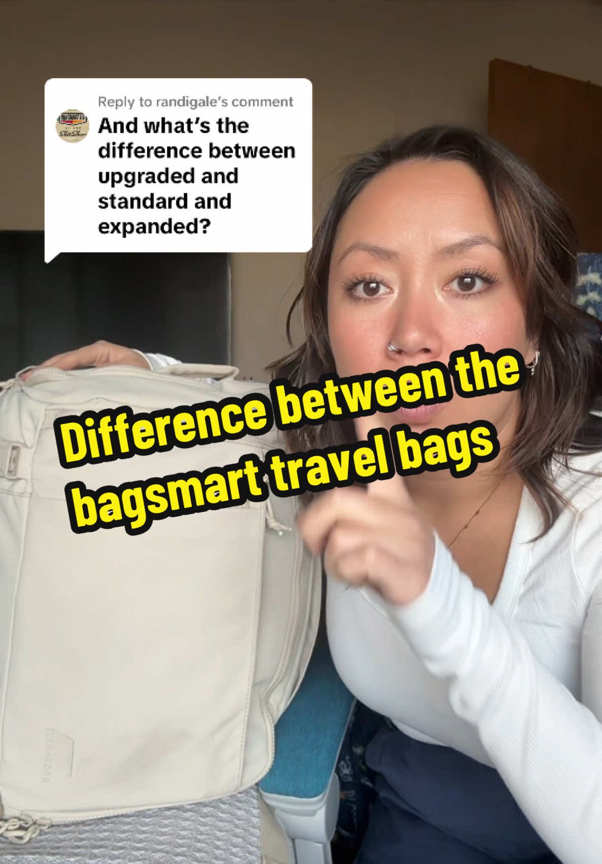 Replying to @randigale here are the differences between the standard and the upgraded version! The expanded is on the way to my house so I can show you that one soon! #mademyyear  #traveltips #travelessentials #travelhacks #traveltipsandhacks 