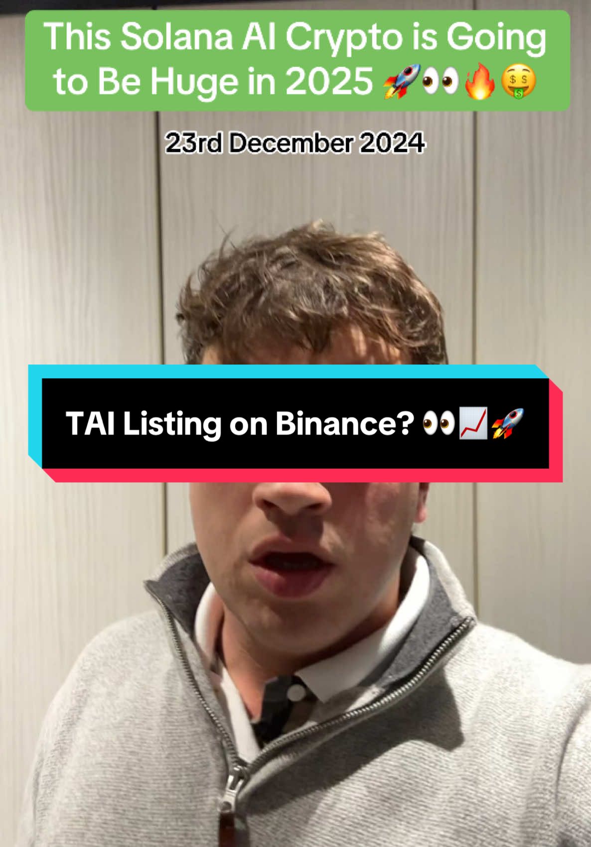 If this crypto gets listed on Binance it could easily 5-10x 👀📈🚀🤑 #crypto #listed #binance #binancelisting #tarsai #tai #cryptocurrency #cryptocurrencies #cryptok #stocktok #markets #finance #makemoney #bitcoin #ethereum #solana #xrp 