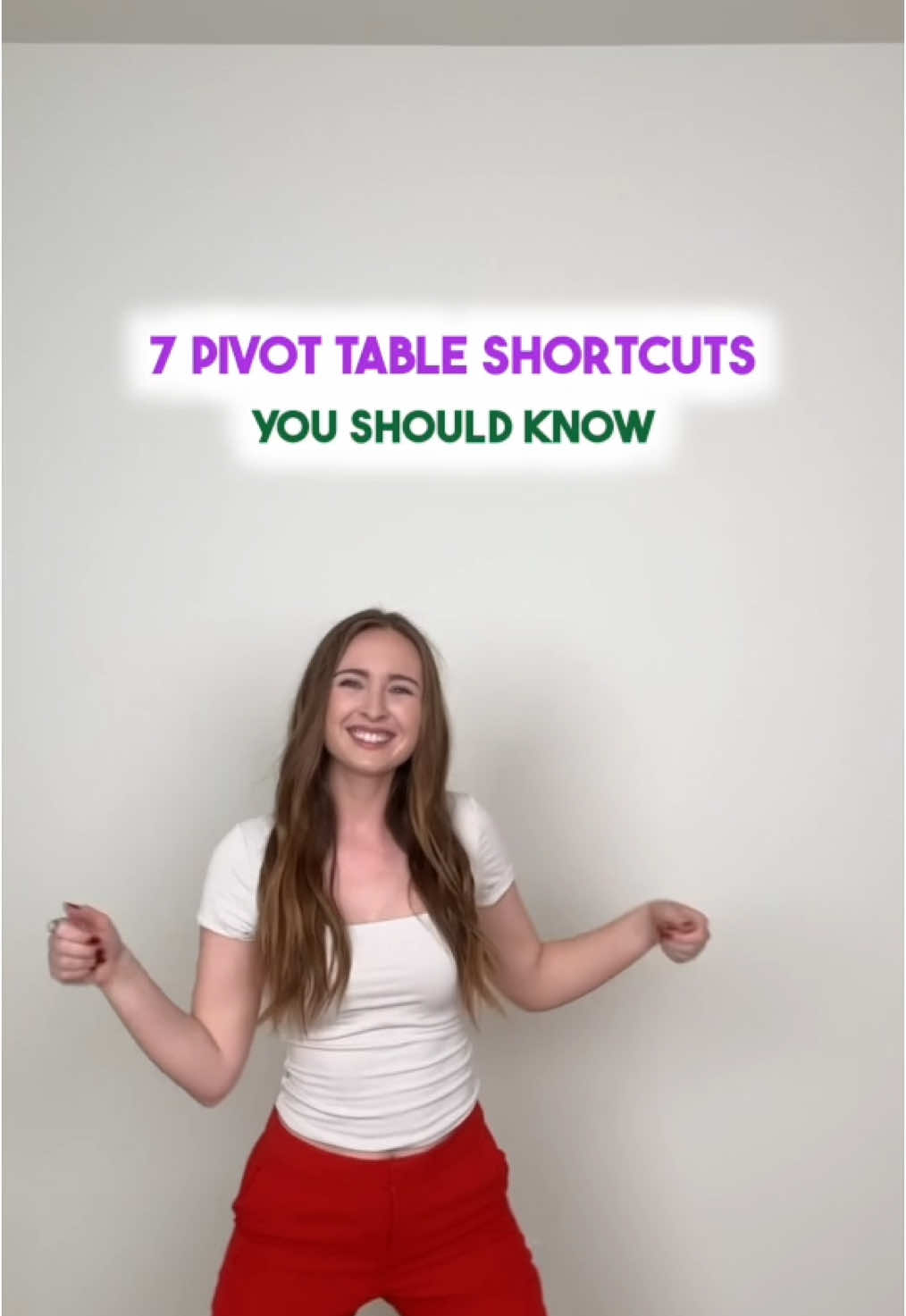 6 Pivot Table Shortcuts You Should Know 💯 I’m hosting a FREE EXCEL CLASS where I will be sharing my favorite hidden tricks & time-saving hacks for optimizing your spreadsheets with Pivot Tables & Data Visualization! Register using the link in my bio⚡