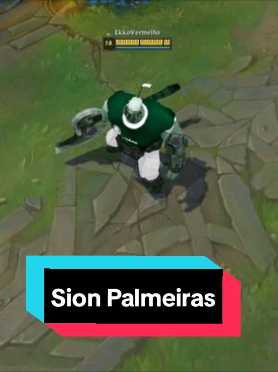 Sion Palmeiras #leagueoflegends #fyp #wildrift #customskin