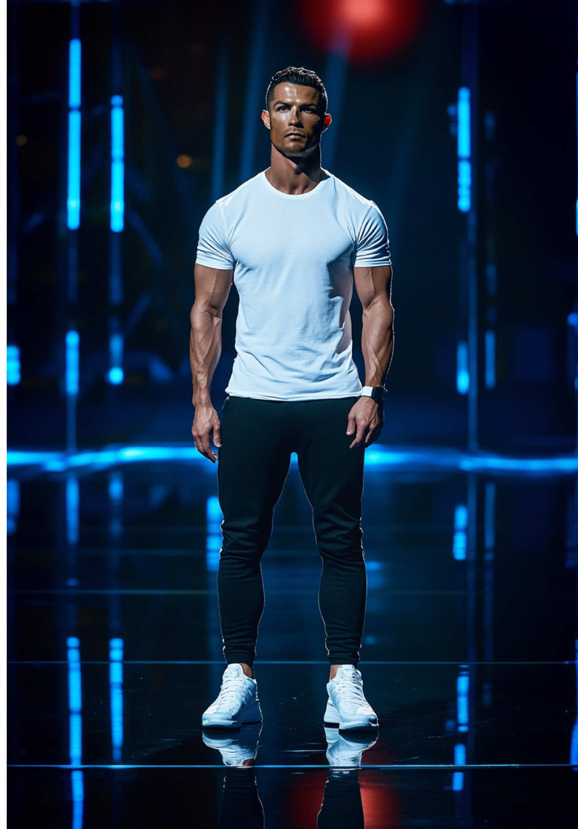 CR7 is in AGT and how he changed into a goat? 🤯 #americagottalent #agt #transformation #fusion #funny #cr7cristianoronaldo #christianoronaldo 