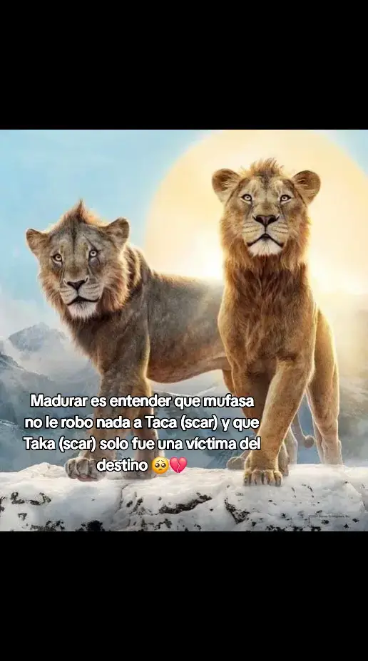 #mufasa #reyleon #taka #scar 