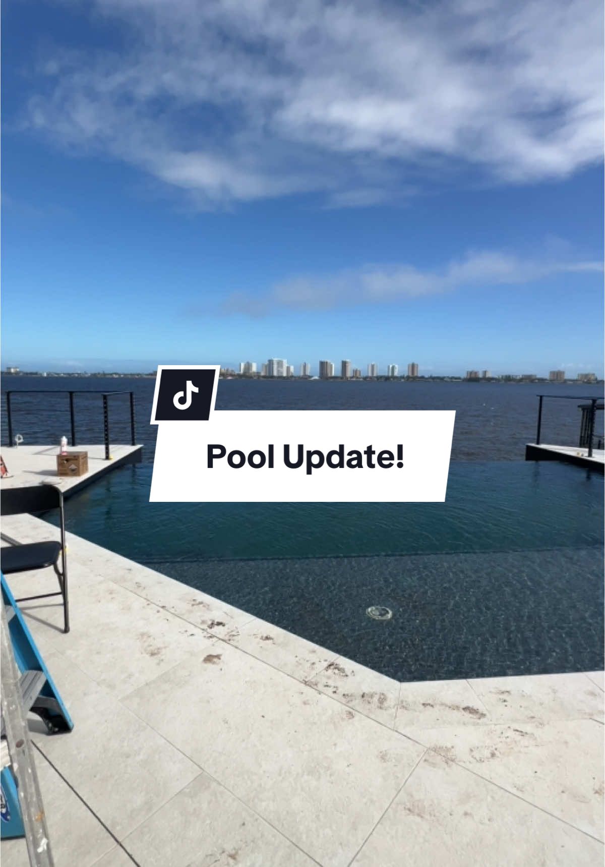 Our @HaywardPoolProducts pump is up and running! Look at it flowing over the edge now 🤯🤩😍 It’s amazing @CollinsBuilt Pools, Co. and our Eurofase heaters are getting setup 🙌🏼 #disastertodreamhome 