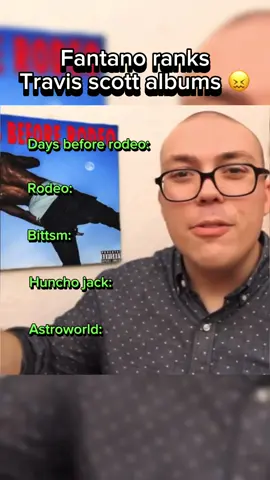Fantano ranks travis albums #fyp #musica #musictok #raptok #hiphop #song #viral #funnytiktok #top5 #album #nfrpodcast #fantano 