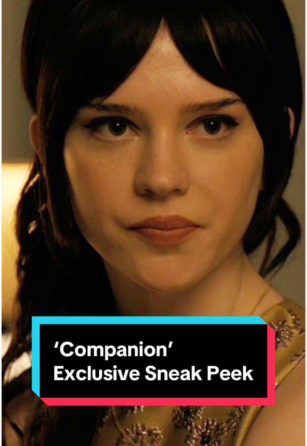 It’s not you, it’s the idea of you.  Watch a sneak peek from #CompanionMovie - only in theaters January 31.   #movie #movietok #exclusive #scene #clip #film #filmtok 