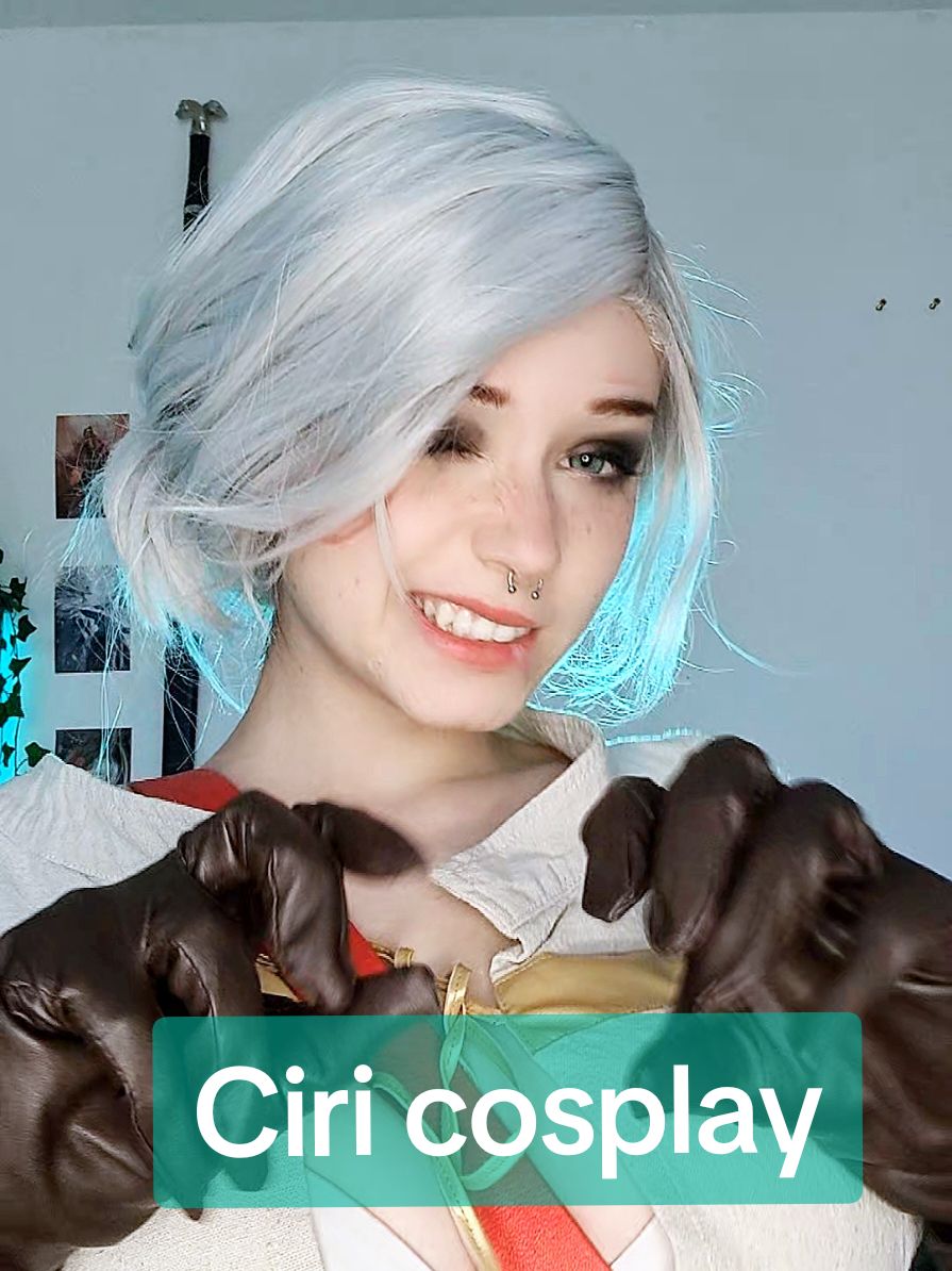 Im kinda sick rn so sorry for not posting as much 🥲 Will be a lot more active once i feel better i promise ♡ #cosplay #ciri #ciricosplay #thewitcher #thewitcher3 #thewitchercosplay 