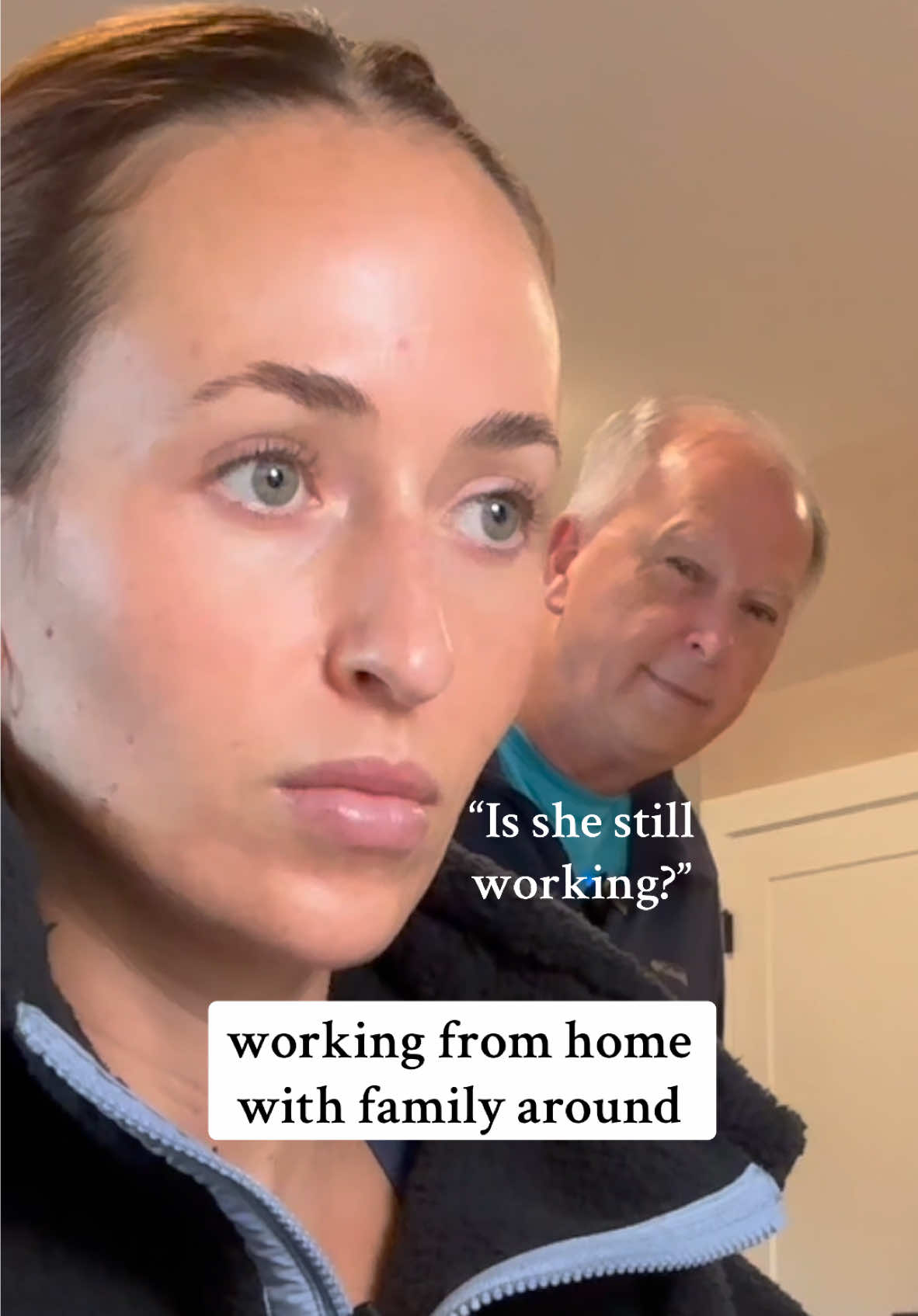 He gets so much joy out of this 🤣 #family #wfh #holidays #remotework #relatable #toodaloo