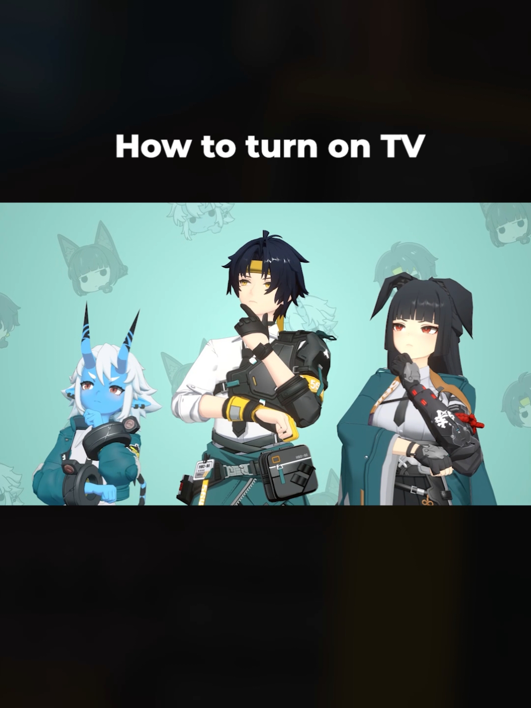 How to turn on TV #zzzero #zenlesszonezero #miyabi 