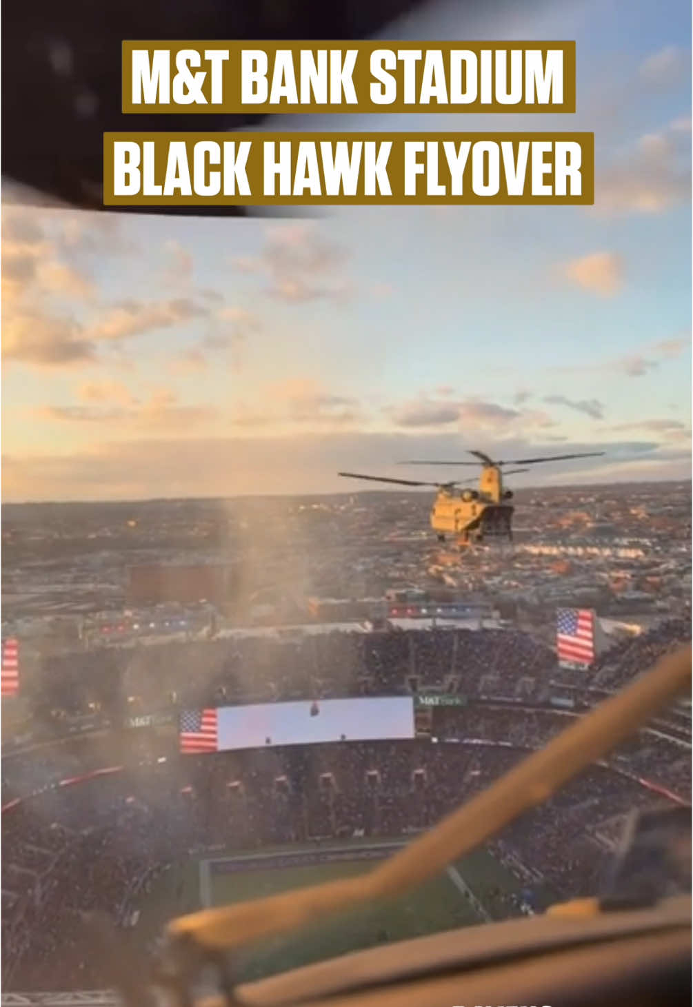 Check out this view of the Bank from Saturday’s Black Hawk flyover! #nfl #baltimoreravens #baltimore #usa 