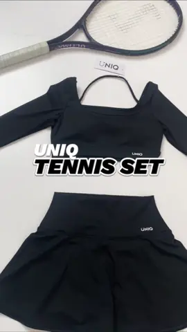 Set đồ tập tennis từ nhà Uniq🏓#UNIQ #fyp #review #outfit 