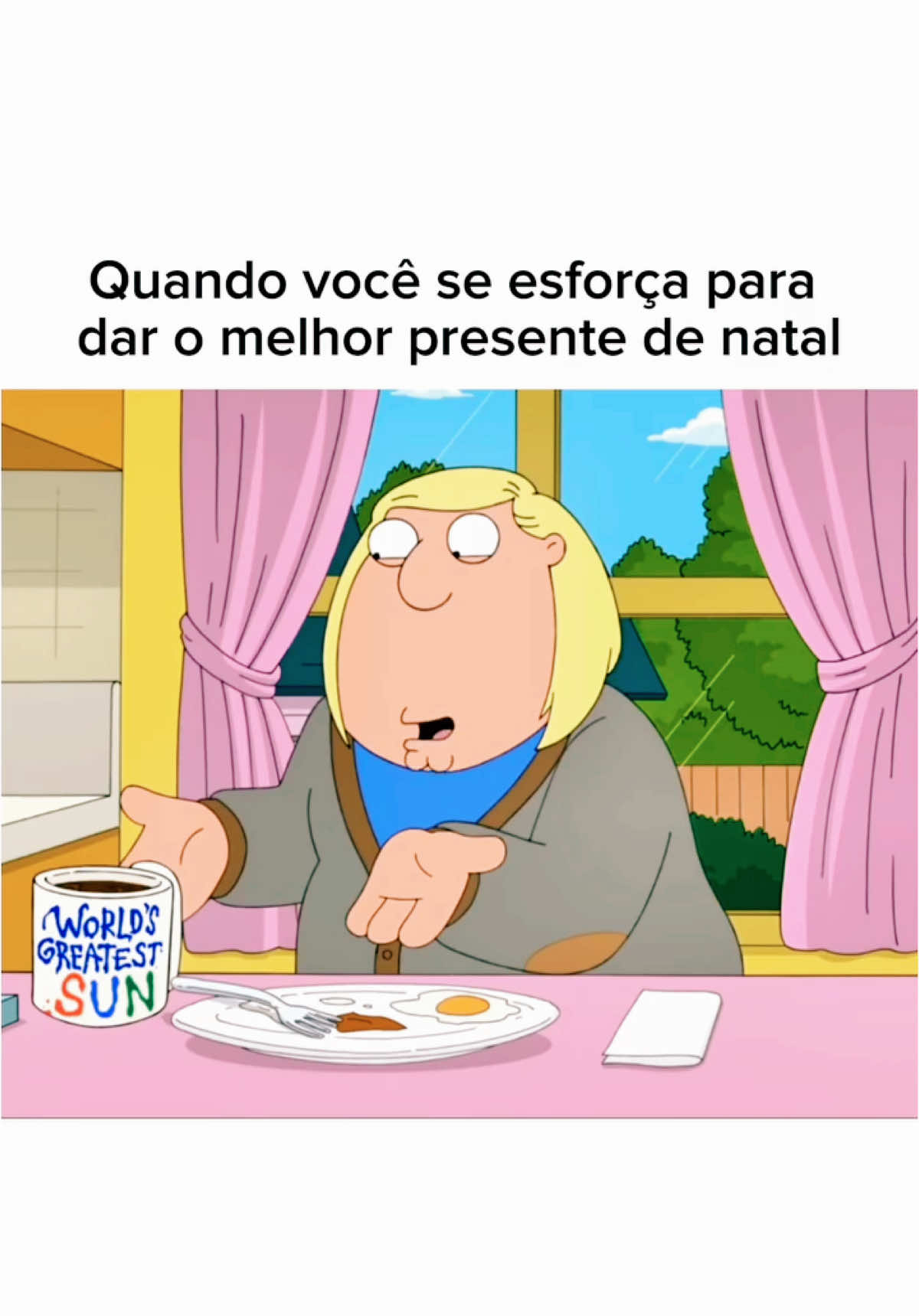 Um presente de natal! #umafamiliadapesada #petergriffin #presentedenatal #amigosecretos #inimigosecreto #loisgriffin #fy #py 