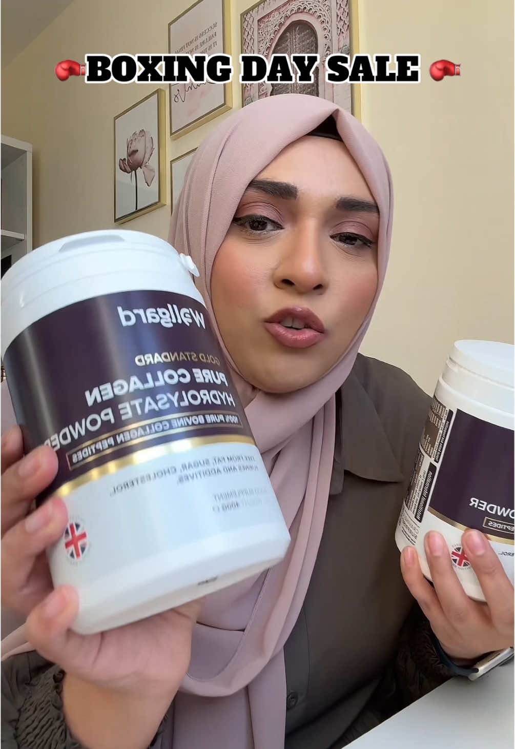 Collagen is a must for women over the age of 25 .  I absolutely love how my hair, skin and nails are since using collagen for around a year.  Currently in the early Boxing Day sales . Linked in the yellow shopping bag on the bottom left of this video ⬇️ . . . . . #dealdrop #earlyboxingday #tiktokmademebuyit #wellgard #collagen #halalcollagen #boxingdayprep #supplements #haircare #skincare #bovinecollagen #collagenbooster @Wellgard 