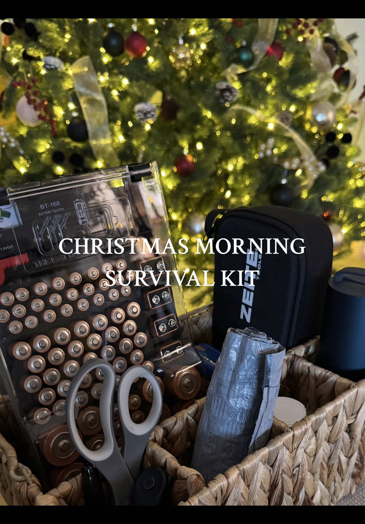 Kevin had a battle plan, I have a survival kit…Merry Christmas 🏠🎄🎅🏼🎁✨ #asmr #christmasmorning #momlife #organizedhome #tistheseason #christmasmorningsurvivalkit #holiday #amazonfinds 
