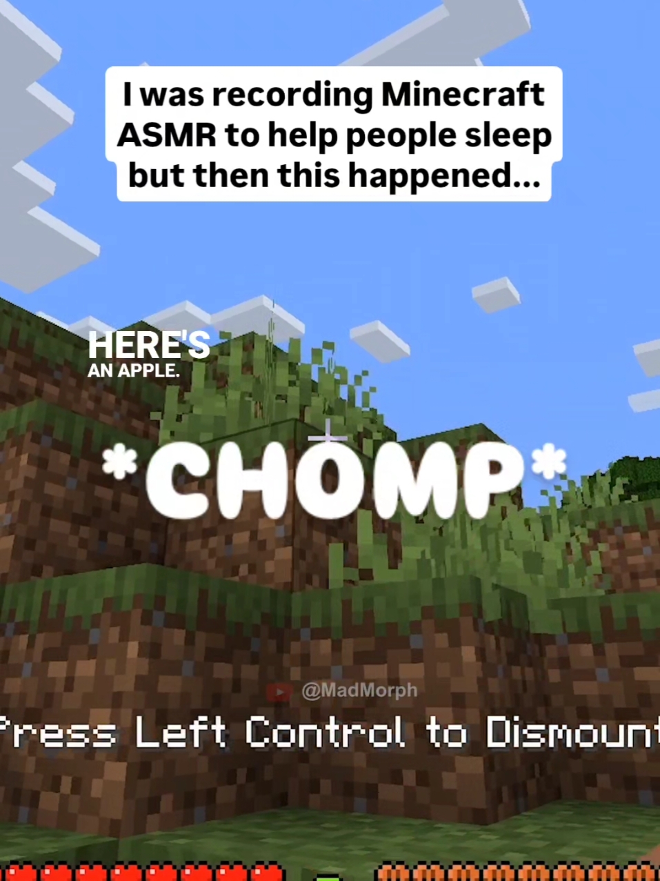 Why is it so loud!? Minecraft ASMR goes wrong. Blooper from my new gaming ASMR video 