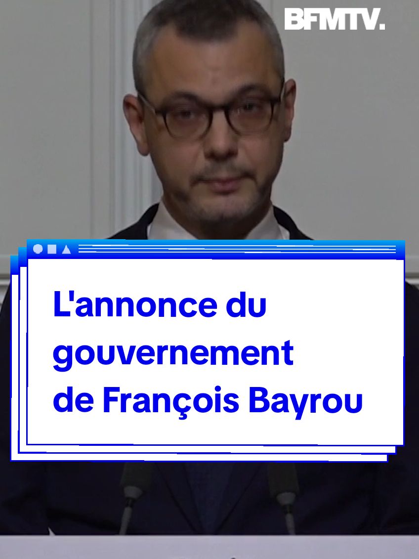 Manuel Valls,Élisabeth Borne et Gérald Darmanin font leur retour au gouvernement, dirigé par François Bayrou #politique #gouvernement #sinformersurtiktok 