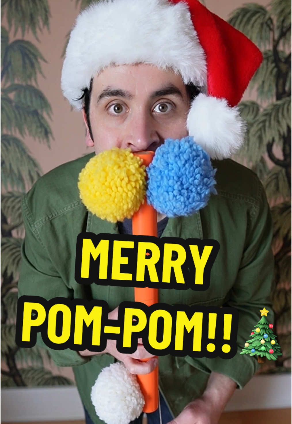 MERRY POM-POM!🎄 Thanks for all the support this year. Have a great Christmas. In case you missed it, I’m ON TOUR in 2025 with a BRAND NEW live show! Tickets have recently gone on sale. Check the link in my bio if you fancy it☝️☝️☝️ #magictrick #magician #sleightofhand #fyp