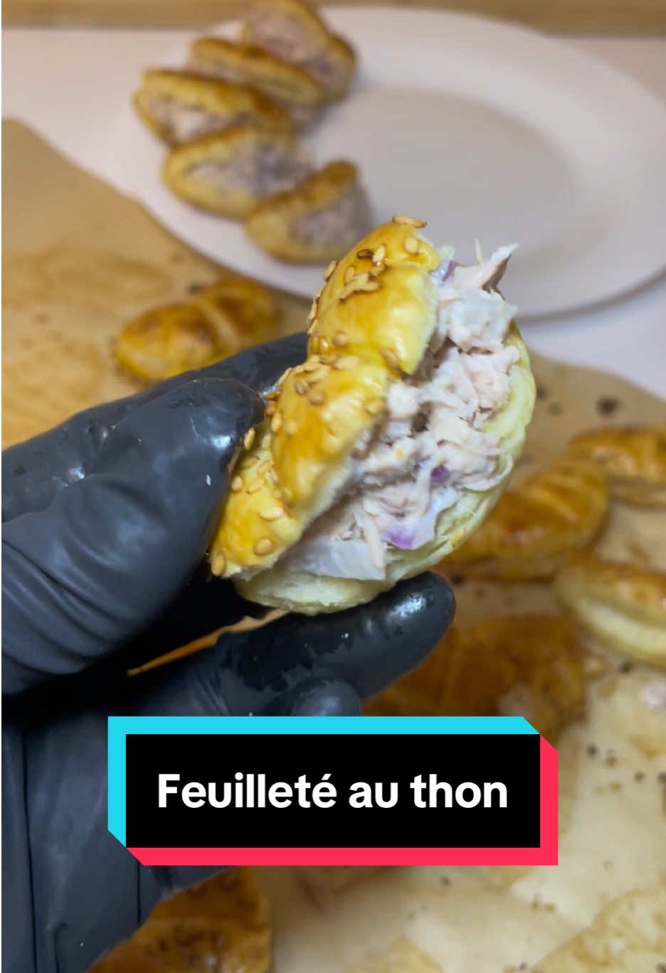 #ideerecette #pâtefeuilletée #feuilleté #thon #apero #rapid #recetterapide #economique #eco #appetitif #recettetiktok 