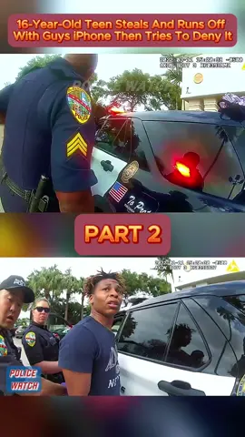 16-Year-Old Teen Steals And Runs Off With Guys iPhone Then Tries To Deny It - Part 2 #cops #copsoftiktok #copsontiktok #copstiktok #police #chase #copschase #foryou #fyp #usa