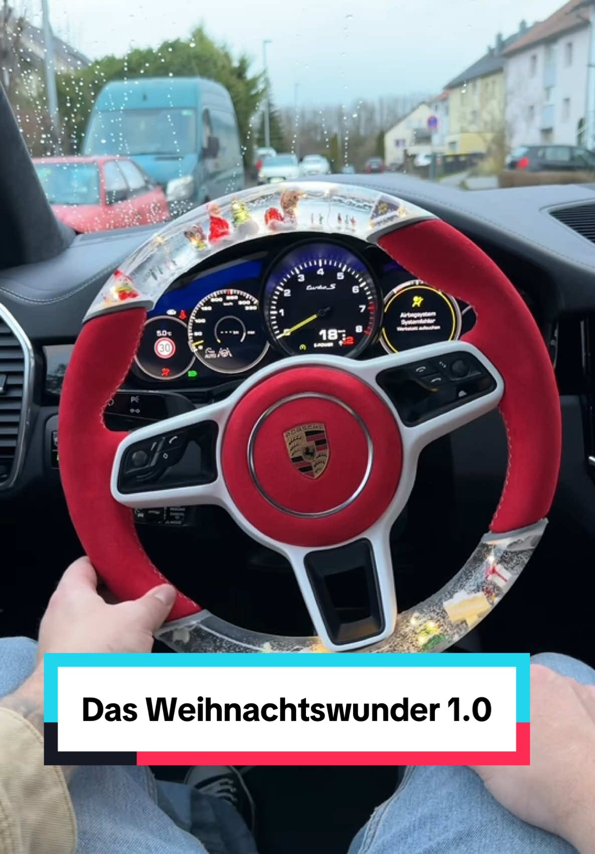 Was geht? #fürdich #lenkrad #weihnachten #porsche #porsche911 #steeringwheel #fypシ゚ #viral #christmas #leathercraft #craft 