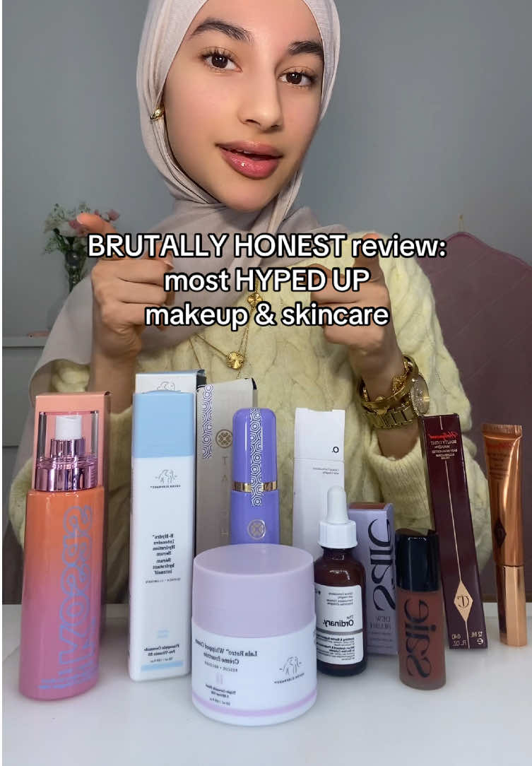 My bank account hurts😭 if these brands need someone on their pr list i volunteer✋🏼                                              @Drunk Elephant @Kosas @Tatcha @Saie @The Ordinary                                                  .                                                                    #grwm #makeup #makeupreview #brutallyhonest #brutallyhonestreview #honestreview #grwmmakeup #skincare #skincareroutine #grwmroutine 