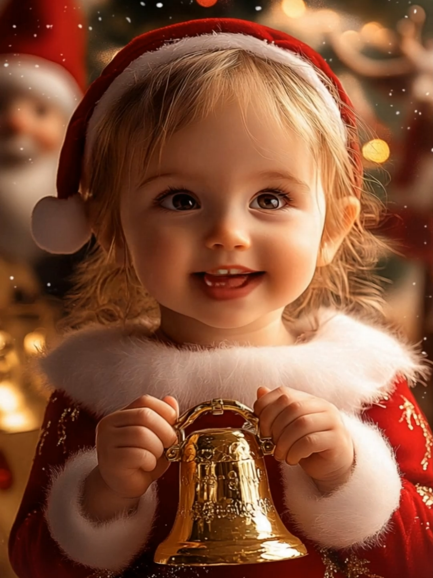 We wish you a merry christmas singing by cute baby #christmas #cutebaby #baby #wewishyouamerrychristmas #christmassong #christmas2024 #funnybaby #babysinging #lovebaby #babychristmas #fyp #foryour #forkids #kidsdancetv