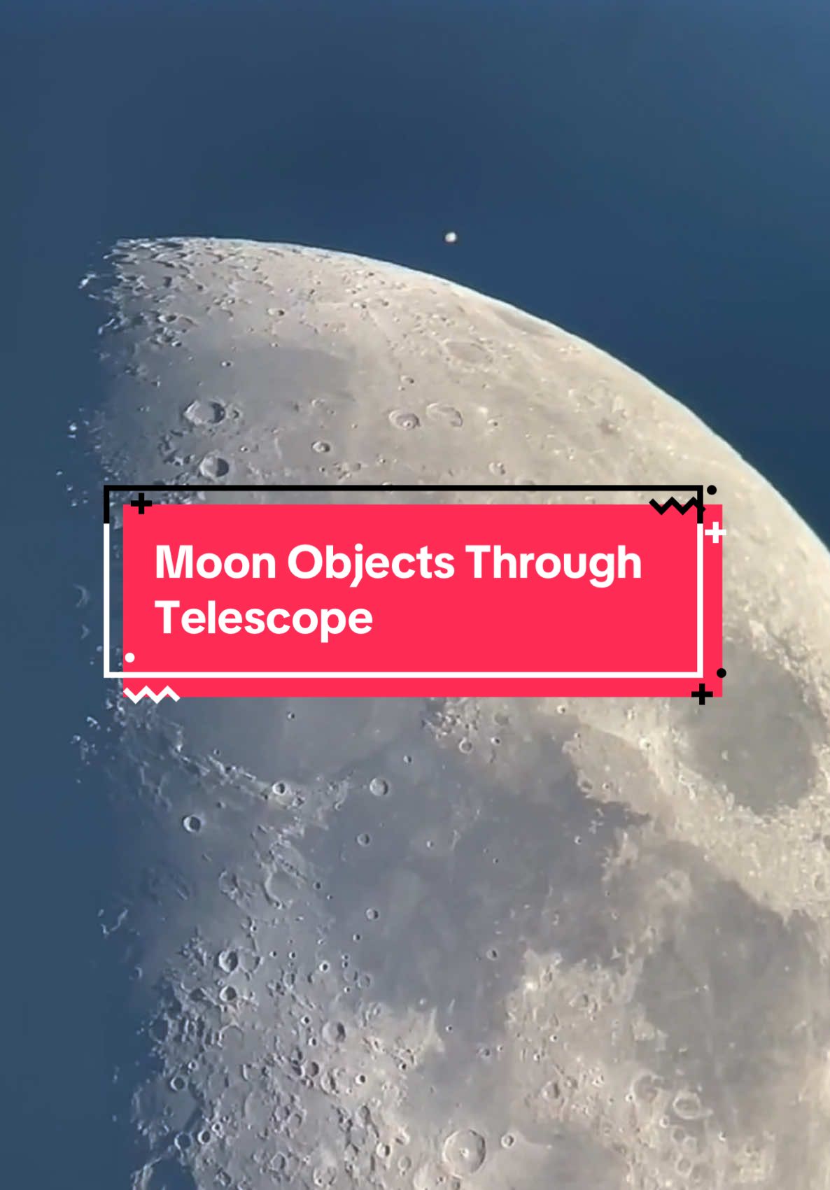 Moon Objects through Telescope #moon #uap #astronomy #telescope 