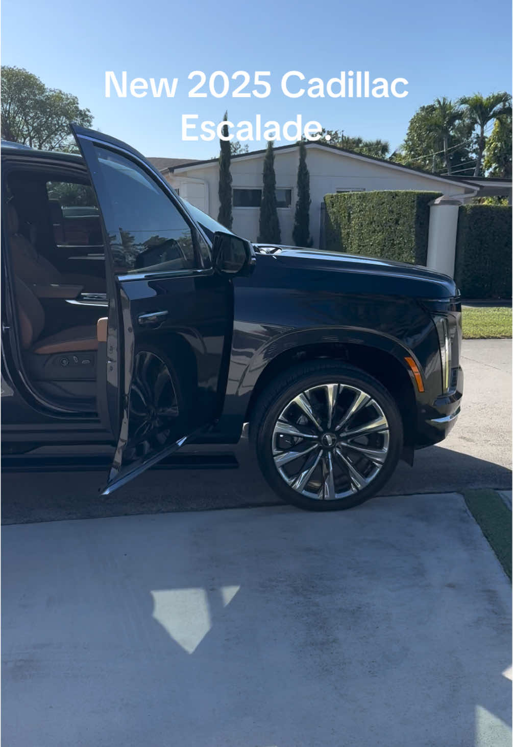 Just surprised my wife with a 2025 Cadillac Escalade. My review of this new model comming soon. #2025cadillacescalade #realestate #cadillacescalade #realestateinvesting #realestateagent #luxurysuv #section179 