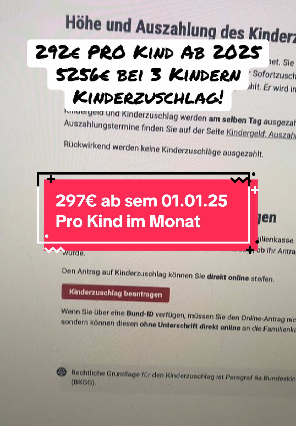 Der Konderzuschlag wird ab dem 01.01.25 erhöht #kinderzuschlag #kindergeld #familie #eltern 