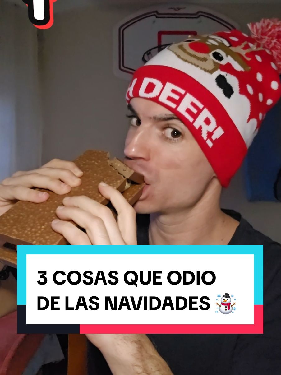 Las #3 cosas que #odio de las #navidades 🎅 Como el influencer de turno que se saca el selfie preciosísimo con su abuela decrépita para ganar un +15 de adorabilidad sudándole que su abuela salga penosa :)