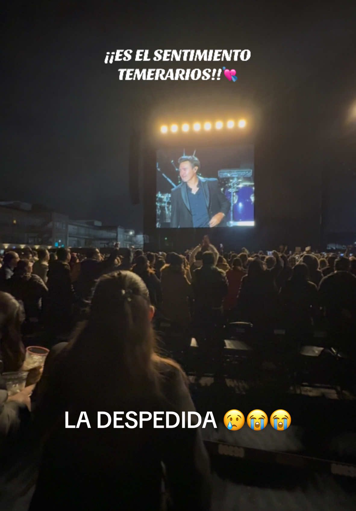 Gracias TEMERARIOS  Por sus hermosas canciones. Concierto inolvidable 🥰🥰