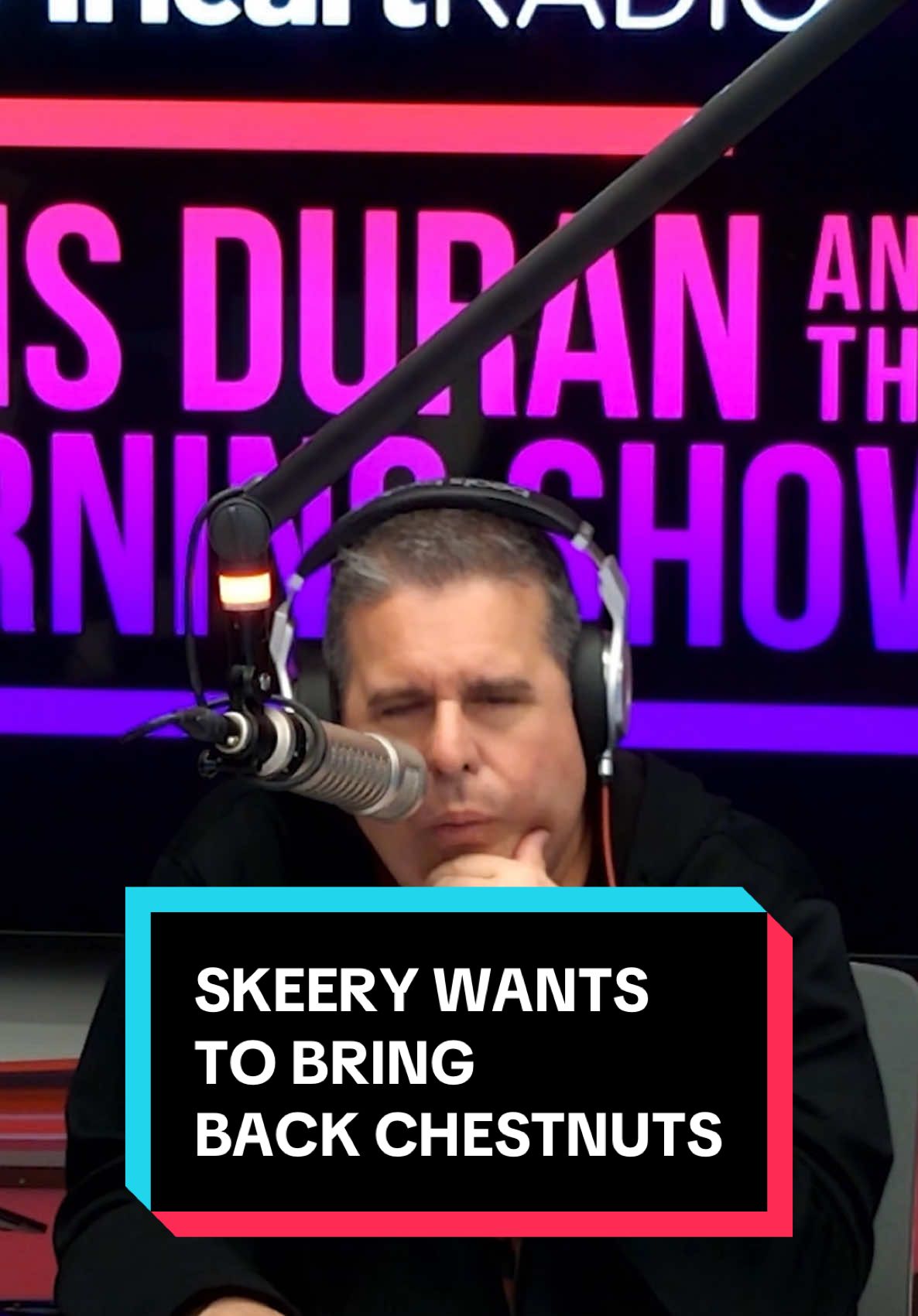 When was the last time you had a chestnut? 🌰 @iHeartRadio @Skeery Jones 
