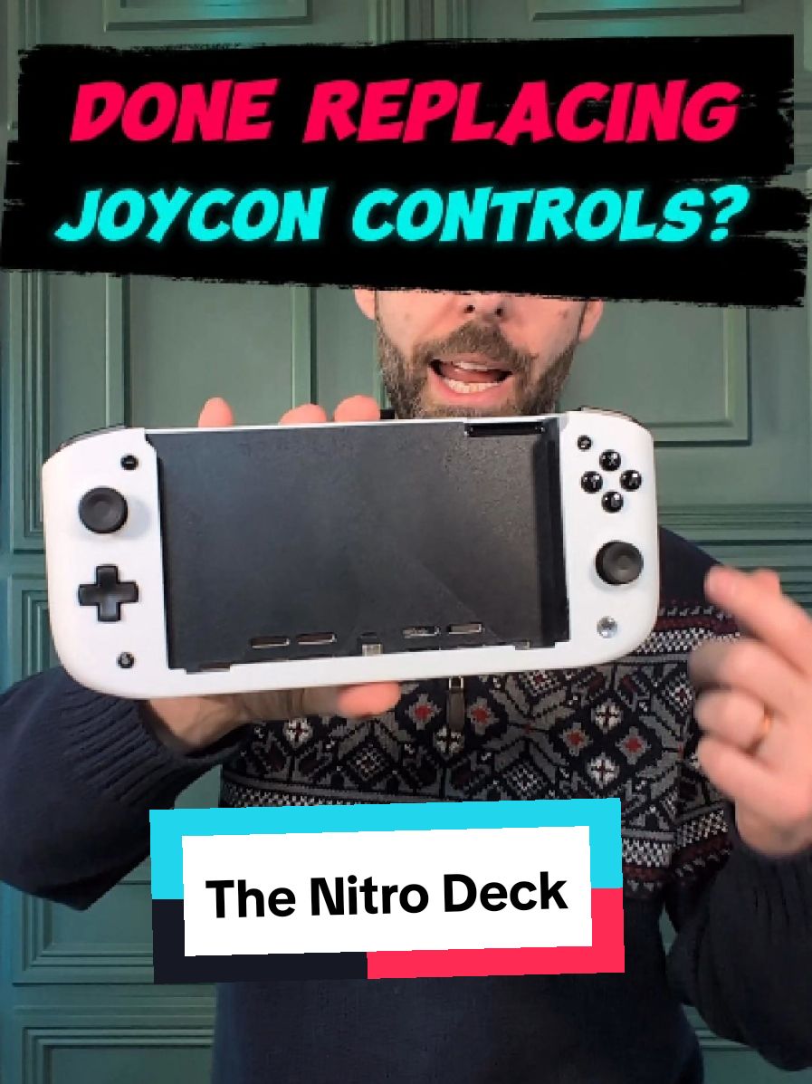 Tired of drift and replacing joy-con controllers? The nitro deck is stronger, better and cheaper. #switch #nitrodeck #gamer #switchaccessories #nintendoswitch #gaming #ttsdelightnow #mademyyear #newyearnewaura #tiktokshopcreatorpicks #giftguide @CRKD #crkd 