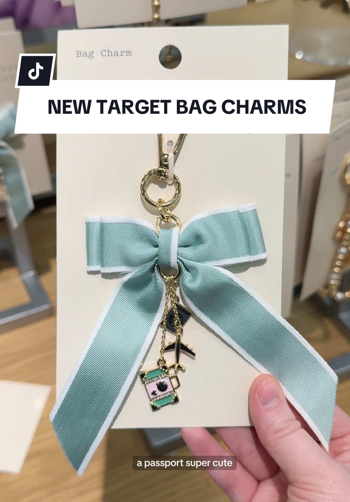 New bag charms @target 🙂🍓🥐✈️🍒🥠 #targetfinds #newattarget #bagcharms #bagcharm #targethaul #targetrun