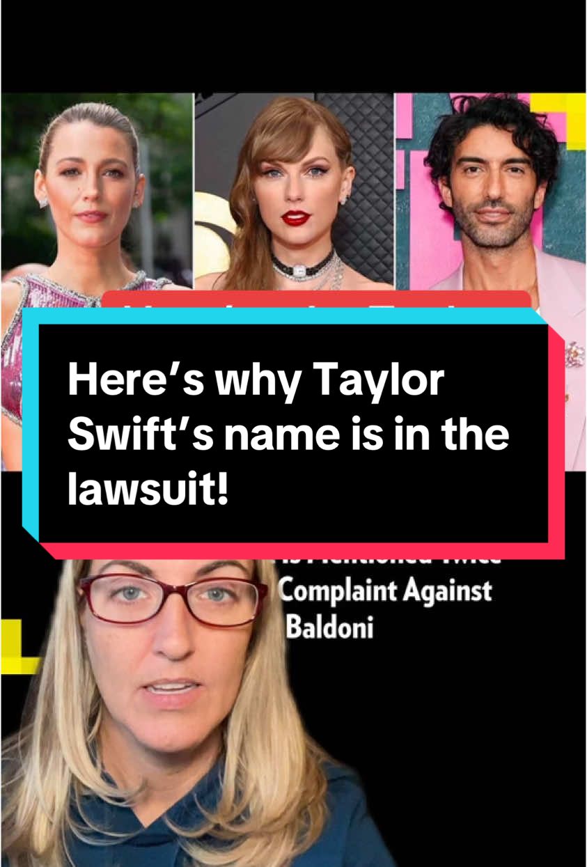 Taylor Swift’s name was mentioned in Blake Lively‘s complaint and here’s why! ##ItEndsWithUs##blakelively##RyanReynolds##blakeandryan##justinbaldoni##itendswithusmovie##taylorswift##swifties