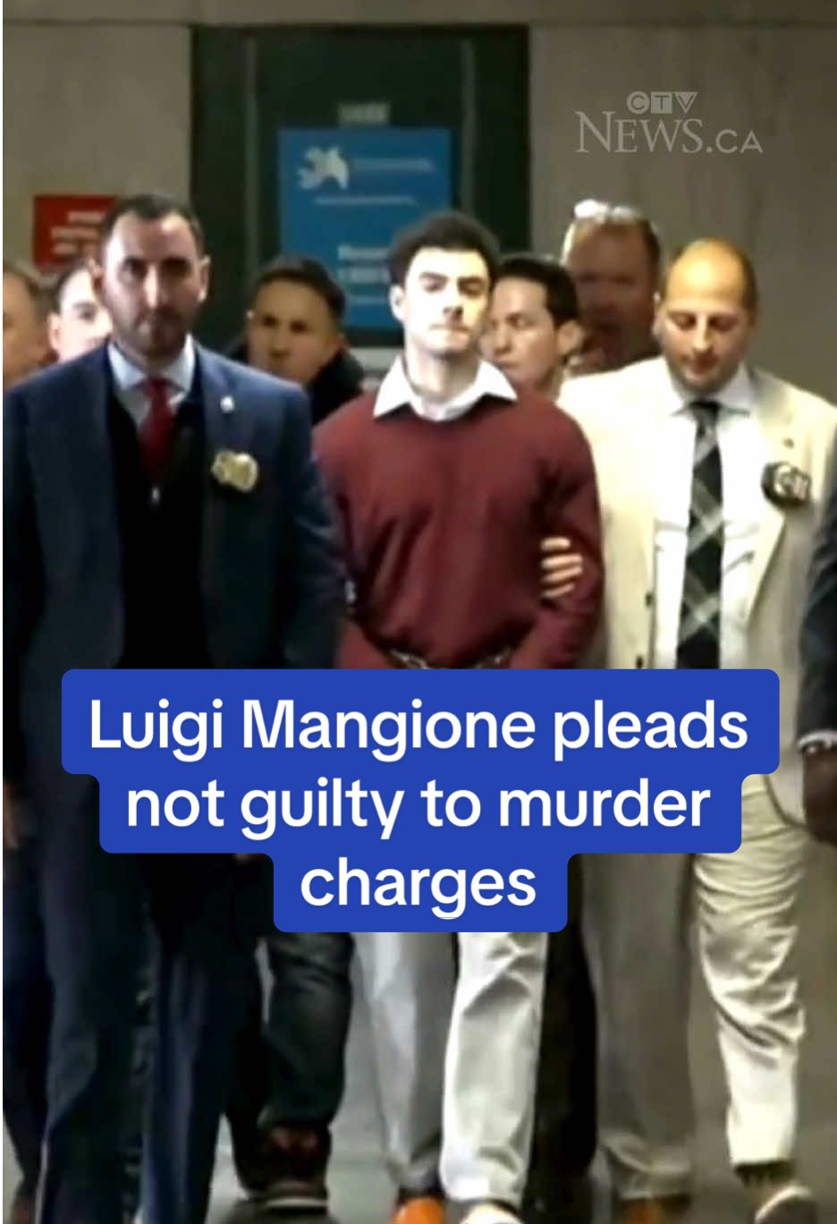 The man accused of fatally shooting the CEO of UnitedHealthcare pleaded not guilty on Monday to state murder and terror charges while his attorney complained that statements coming from New York's mayor would make it tough to receive a fair trial. #luigi #luigimangione #unitedhealthcare #ceo #ctvnews 